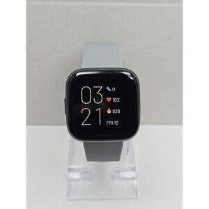 Fitbit Versa 2 Smartwatch Gray 40mm Alexa WR50M Always On Display No Charger